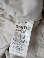 gasa grue  ガサ グルー グラフ チェック 柄 裾 アジャスト イージー パンツ 生成り【中古】