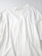 ENFOLD エンフォルド DRAPE FLARE BLOUSE ドレープフレアブラウス 半袖 Tシャツ カットソー 白 ホワイト  38 【中古】