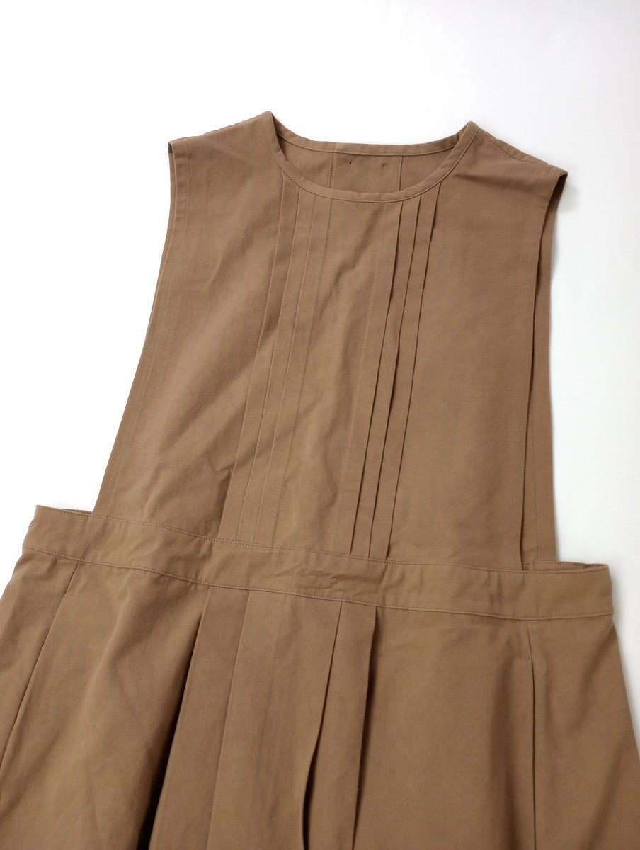 Atelier d’antan  アトリエ ダンタン  Kobell Cotton Dress  コベル コットン ドレス ロング ワンピース ブラウン  【中古】