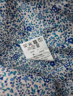 TOUJOURS  トゥジュー  リバティ 柄  チュニック ブラウス シャツ  トップス  花柄  ブルー  1  (12M＋4813) 【中古】