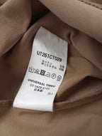 UNIVERSAL TISSU  ユニヴァーサルティシュ  ソルシールド ハイゲージ 天竺BIGスリーブ Tシャツ  トップス カットソー   ベージュ (12M＋4809)  【中古】
