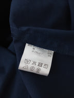 avec deuxclefs アヴェクデュクレ  半袖  シャツ ブラウス   トップス  ネイビー  M (12M＋4811)  【中古】