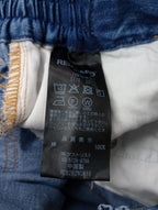 RED CARD レッドカード  Relaxy Slogan リラクシー スロー デニムパンツ ライトブルー  23  【中古】