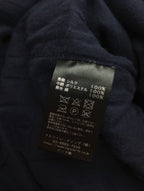 maison de soil  メゾンドソイル  シルク100％  キルティング  ダブルボタン  ロング コート  中綿 ネイビー  2 【中古】