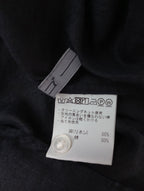 ゴーシュ  リネン コットン プルオーバー  長袖 ブラウス トップス ダークネイビー 2  【中古】