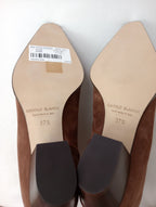 新品 MANOLO BLAHNIK マノロブラニク ALIERA アリエラ スエード アンクル ブーツ 靴  ブラウン 37 1/2 【中古】