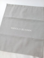 新品 MANOLO BLAHNIK マノロブラニク ALIERA アリエラ スエード アンクル ブーツ 靴  ブラウン 37 1/2 【中古】