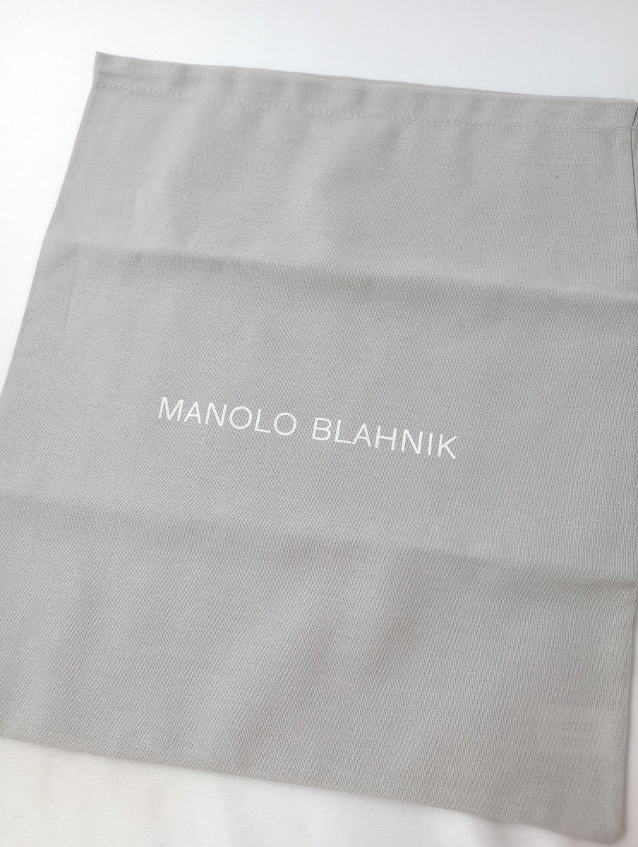 新品 MANOLO BLAHNIK マノロブラニク ALIERA アリエラ スエード アンクル ブーツ 靴  ブラウン 37 1/2 【中古】