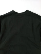 ATON エイトン 50/2 NATURAL DYE ORGANIC | Vネック カーディガン 羽織  黒 ブラック  02  【中古】