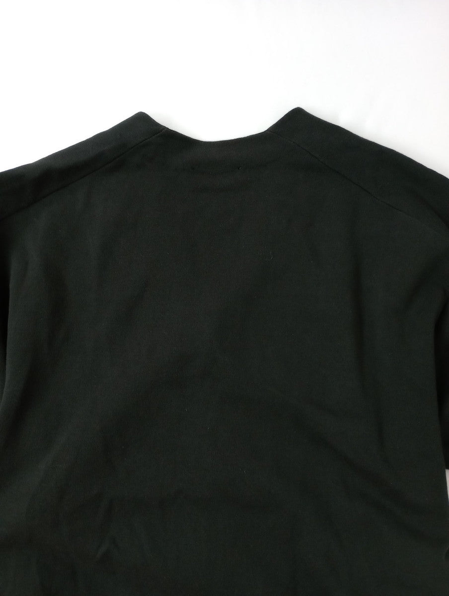 ATON エイトン 50/2 NATURAL DYE ORGANIC | Vネック カーディガン 羽織  黒 ブラック  02  【中古】