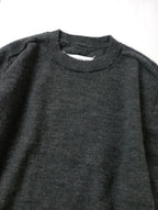 Maison Margiela メゾンマルジェラ ELBOW PATCH SWEATER エルボー パッチ セーター ニット 長袖 トップス グレー ブラウン  【中古】