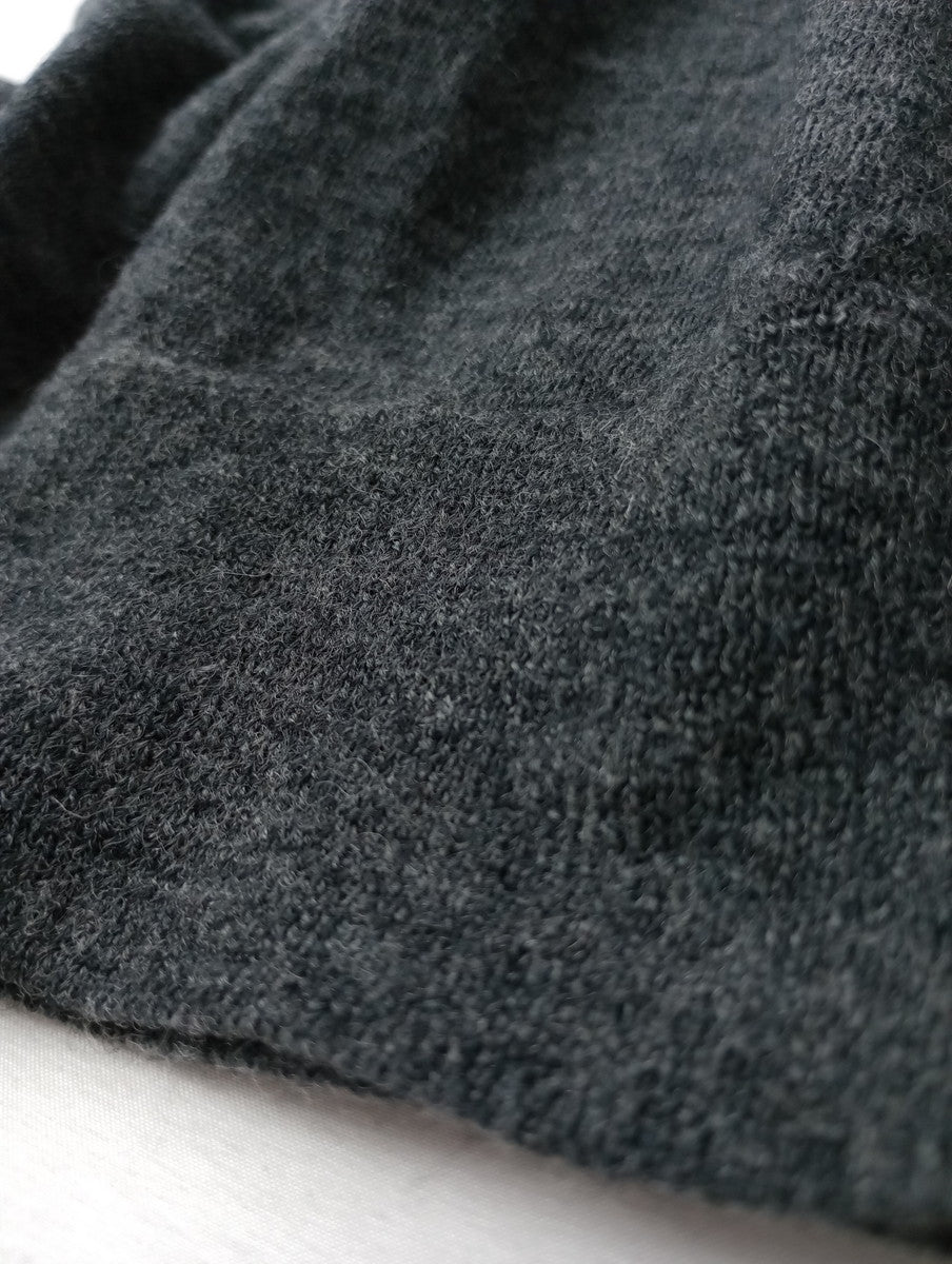 Maison Margiela メゾンマルジェラ ELBOW PATCH SWEATER エルボー パッチ セーター ニット 長袖 トップス グレー ブラウン  【中古】