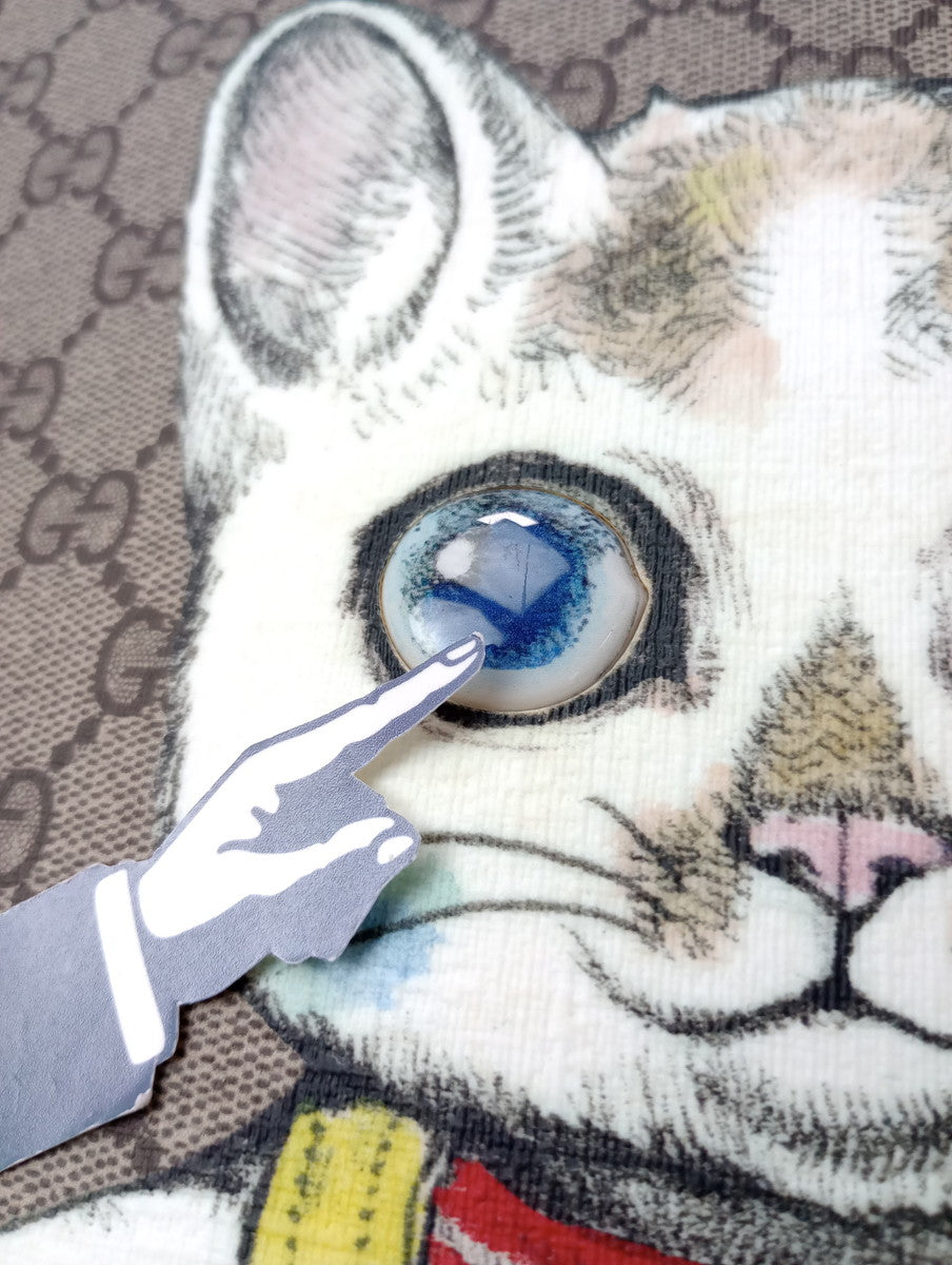 GUCCI  グッチ  チルドレンズ  ヒグチ ユウコ  スペシャル コレクション  GG トート バッグ  猫  ねこ  赤 【中古】