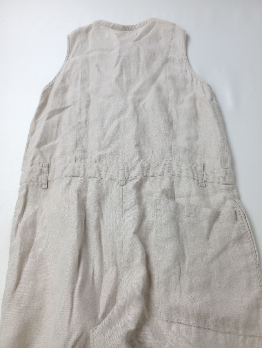 ikkuna suzuki takayuki イクナ スズキタカユキ リネン 麻 100％ オールインワン  1 【中古】