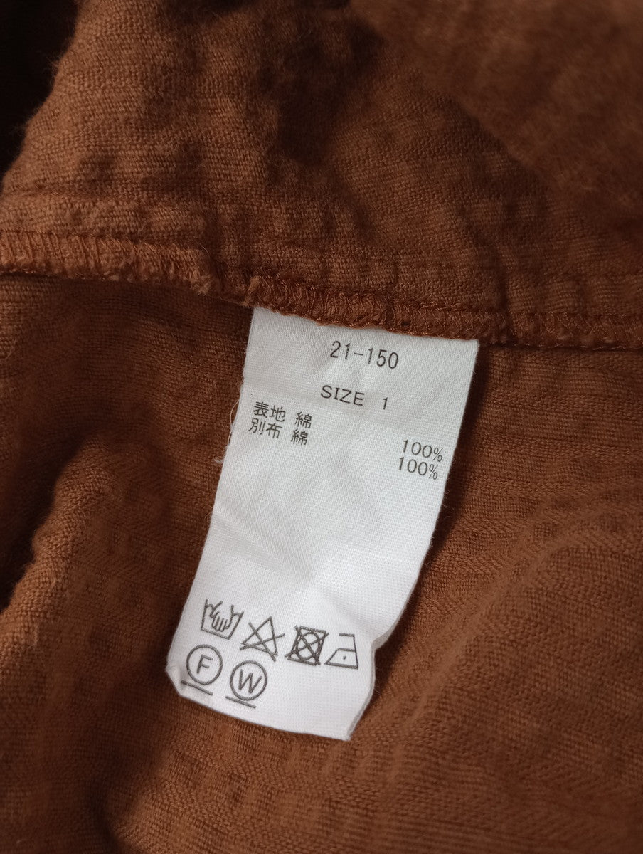 SUSURI ススリ moule long vest ムールロングベスト コーデュロイ ブラウン  1 【中古】