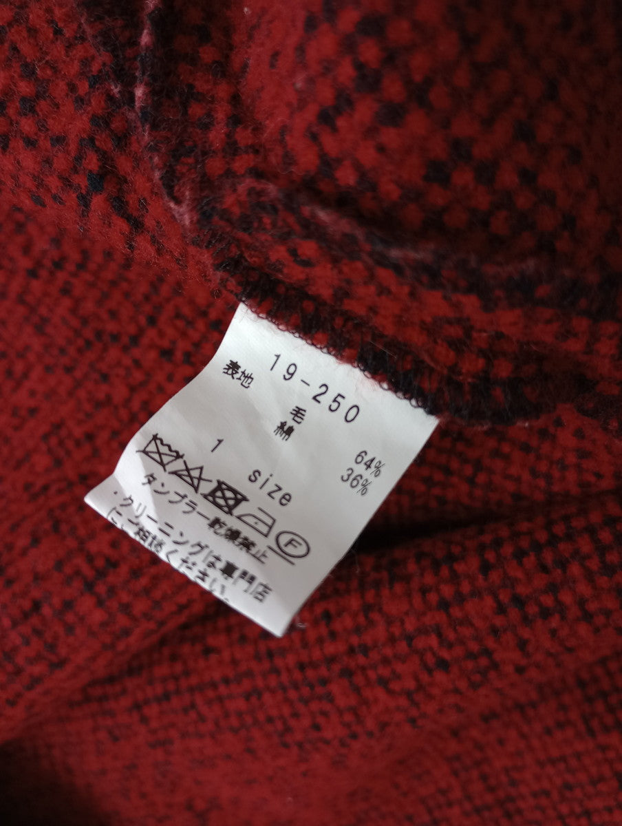 SUSURI ススリ ウール フリッパー ワンピース 赤  1 【中古】