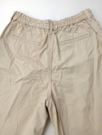 Drawer ドゥロワー RESORT1チノバックギャザーパンツ ワイド ジッパーフライ  ベージュ 40  【中古】