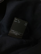 Drawer ドゥロワー リネン シルク パンツ 40  ダークネイビー  【中古】
