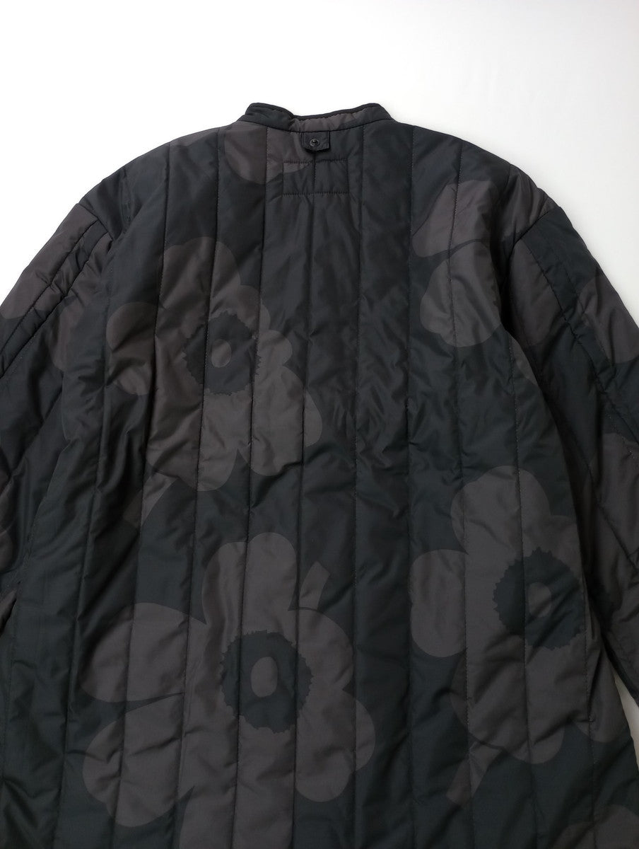 Marimekko マリメッコ ウニッコ 花柄  中綿 ノーカラー コート XXS  【中古】
