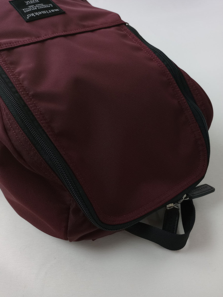 Marimekko マリメッコ METRO メトロ リュック バックパック ボルドー  ワインレッド  【中古】