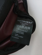 Marimekko マリメッコ METRO メトロ リュック バックパック ボルドー  ワインレッド  【中古】