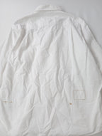 45R フォーティーファイブアール スーピマオックスの9088ノット長袖 シャツ チャイナ シノワズリ  白  【中古】