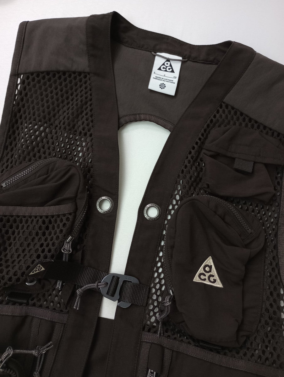 NIKE ACG ナイキ BUTTLES VEST バトルズ ベスト  ダークブラウン S  【中古】