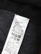 GASA ガサ ヤク ウール ニット ベスト トップス 黒 ブラック グレー  【中古】