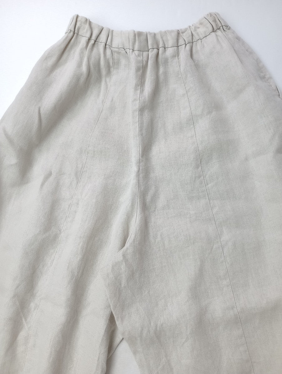 kagure かぐれ アーバンリサーチ リネン 麻 100％ ボリュームパンツ  生成り  アイボリー  FREE 【中古】