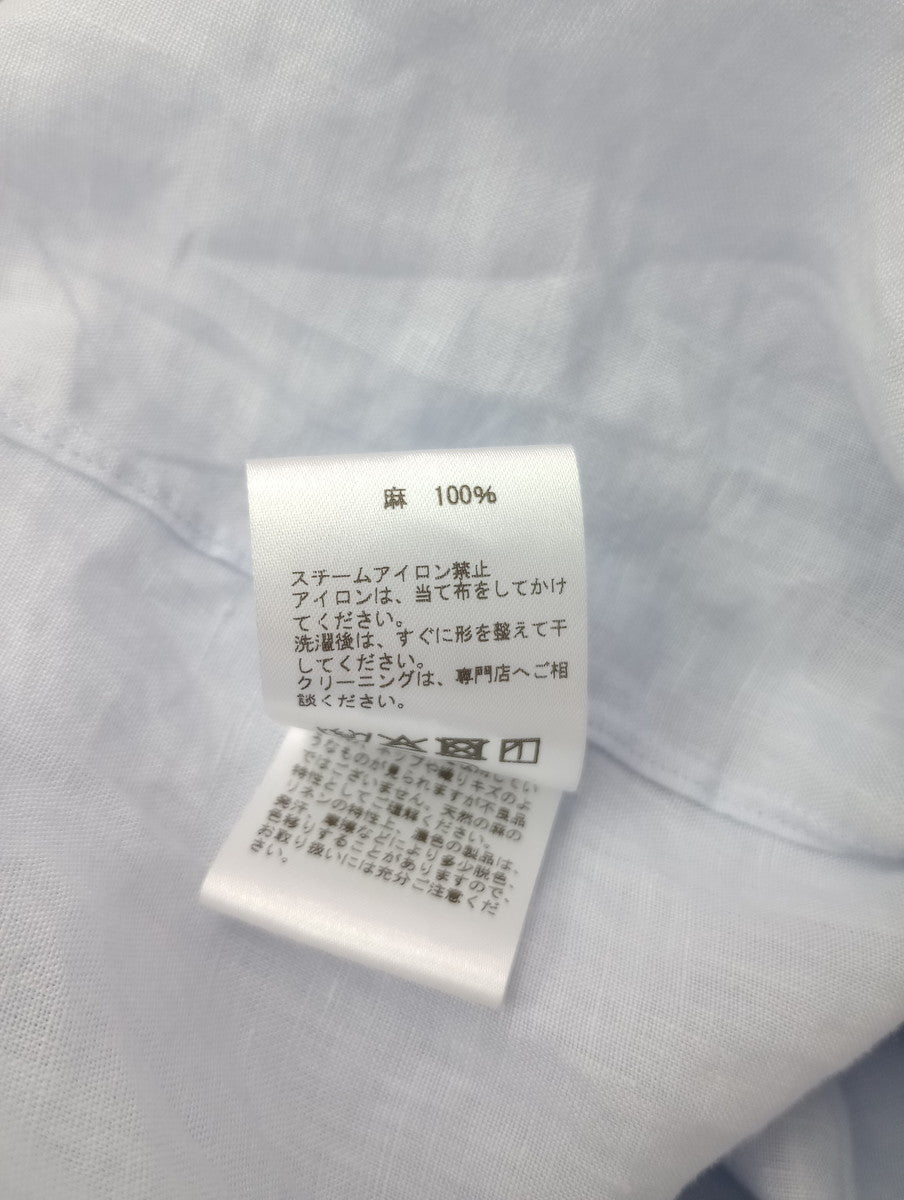TICCA  ティッカ  リネン スクエア ビッグ シャツ  ライトブルー  ユニセックス 【中古】