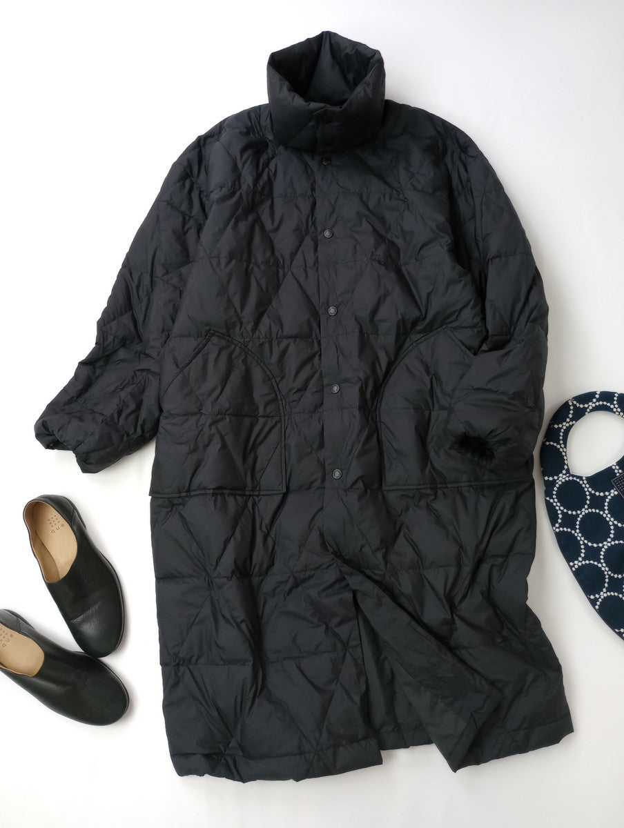 THE NORTH FACE PURPLE LABEL ザ ノース フェイス パープルレーベル Field Down Coat フィールドダウンコート  黒 ブラック WS  【中古】