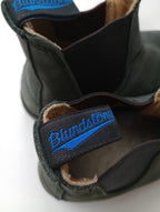 Blundstone ブランドストーン サイドゴア ブーツ レザー  グレー  墨黒 4  【中古】