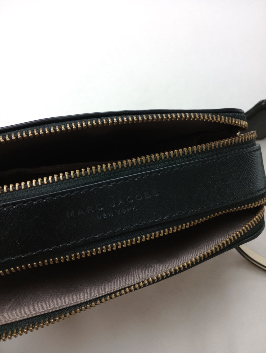 MARC JACOBS マークジェイコブス SNAPSHOT DTM スナップショット ショルダーバッグ 黒 ブラック 【中古】