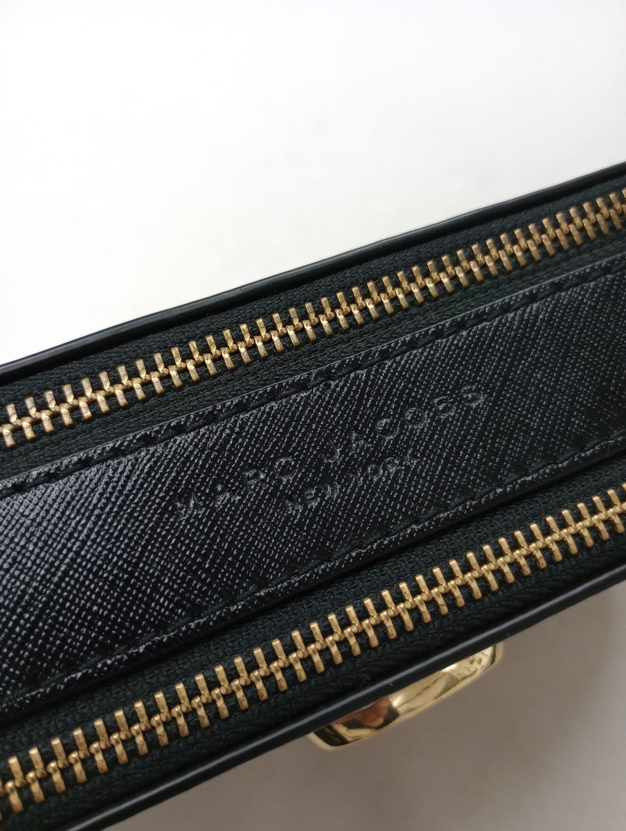 MARC JACOBS マークジェイコブス SNAPSHOT DTM スナップショット ショルダーバッグ 黒 ブラック 【中古】