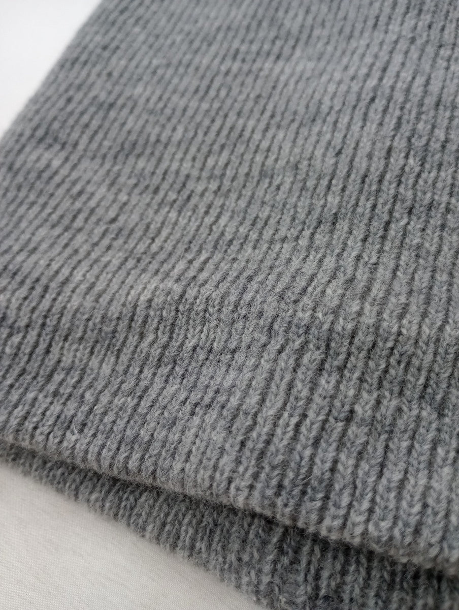 新品 COG THE BIG SMOKE コグザビッグスモーク KAI SNOOD チャンキーリブ ジャージー スヌード グレー ニット