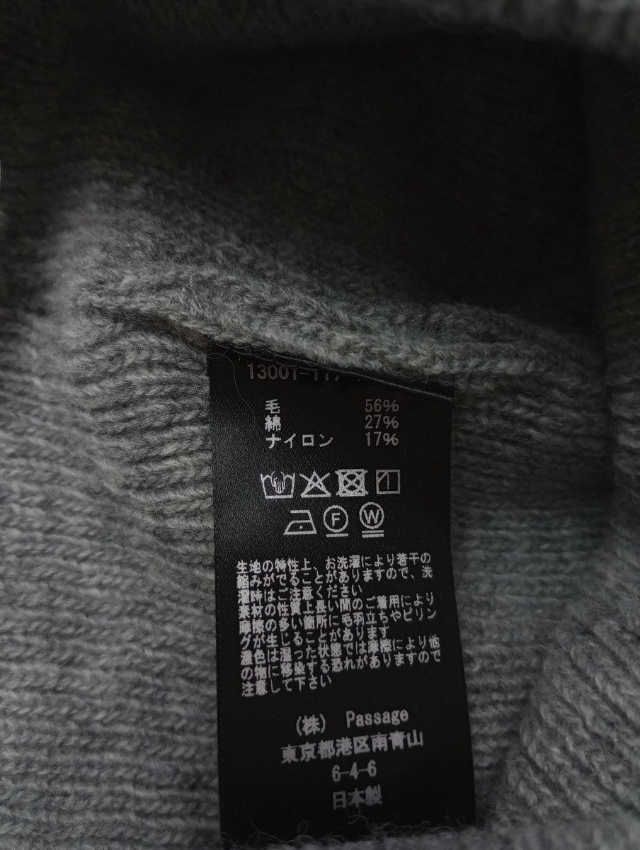 新品 COG THE BIG SMOKE コグザビッグスモーク KAI SNOOD チャンキーリブ ジャージー スヌード グレー ニット