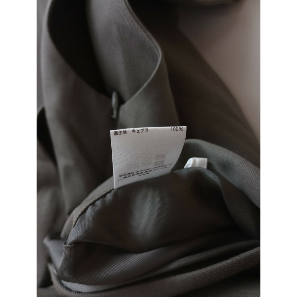 22AW LOEFF ロエフ ギャバ Vネック ワンピース ロング ベスト カーキ【中古】
