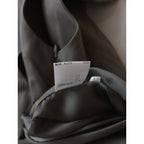 22AW LOEFF ロエフ ギャバ Vネック ワンピース ロング ベスト カーキ【中古】