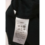 ガサ GASA ロング スリーブ 薄手 ニット トップス 長袖 黒 ブラック【中古】