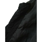 23SS nest Robe ネストローブ リネン サイド レース ノースリーブ ブラウス トップス 黒 ブラック【中古】