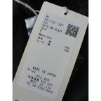 23SS nest Robe ネストローブ リネン サイド レース ノースリーブ ブラウス トップス 黒 ブラック【中古】