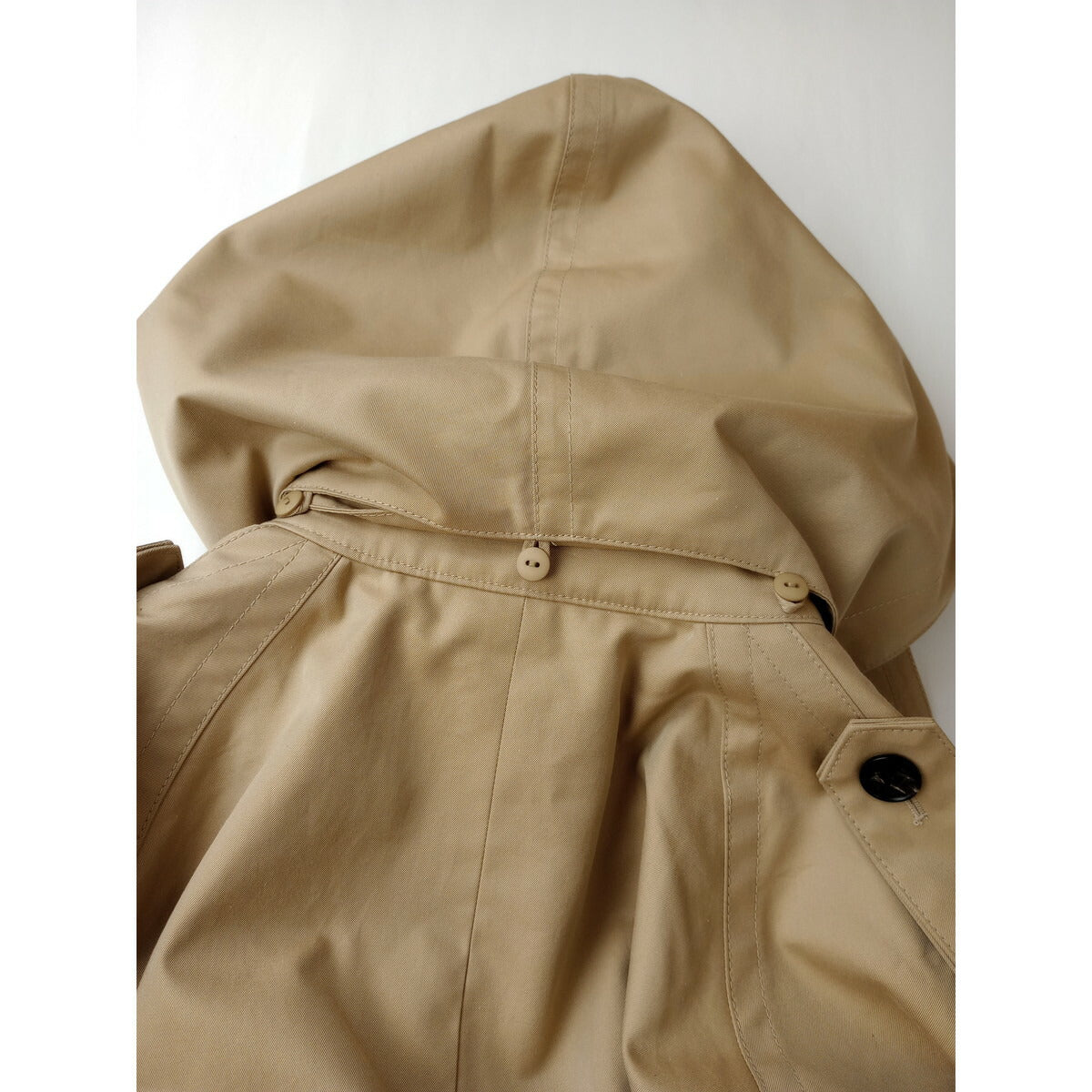 ETRETOKYO×Aquascutum エトレトウキョウ アクアスキュータムフーディートレンチコート【中古】 ベージュ 8【中古】