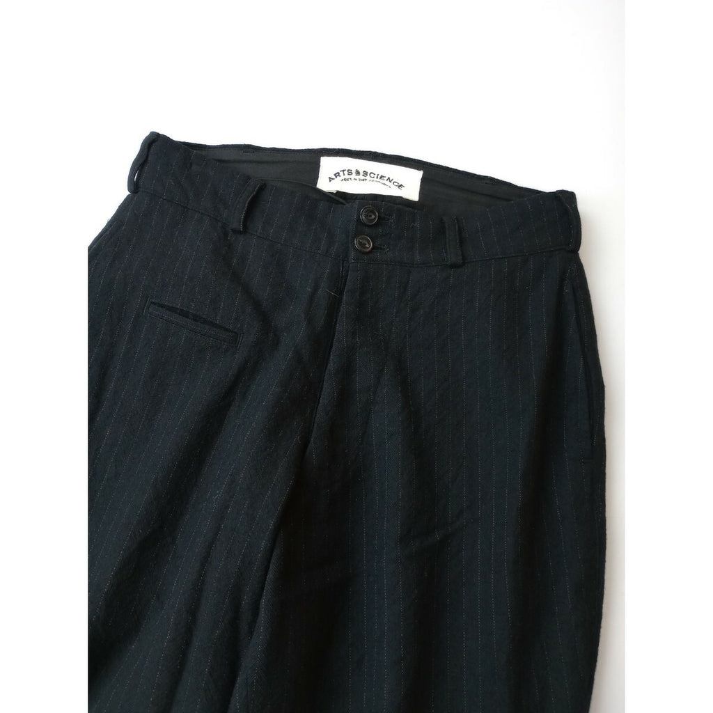 ARTS & SCIENCE アーツアンドサイエンス ジョッパーズ パンツ ストライプ ウール 1 黒 ブラック 1 (16M＋2545)【中古】