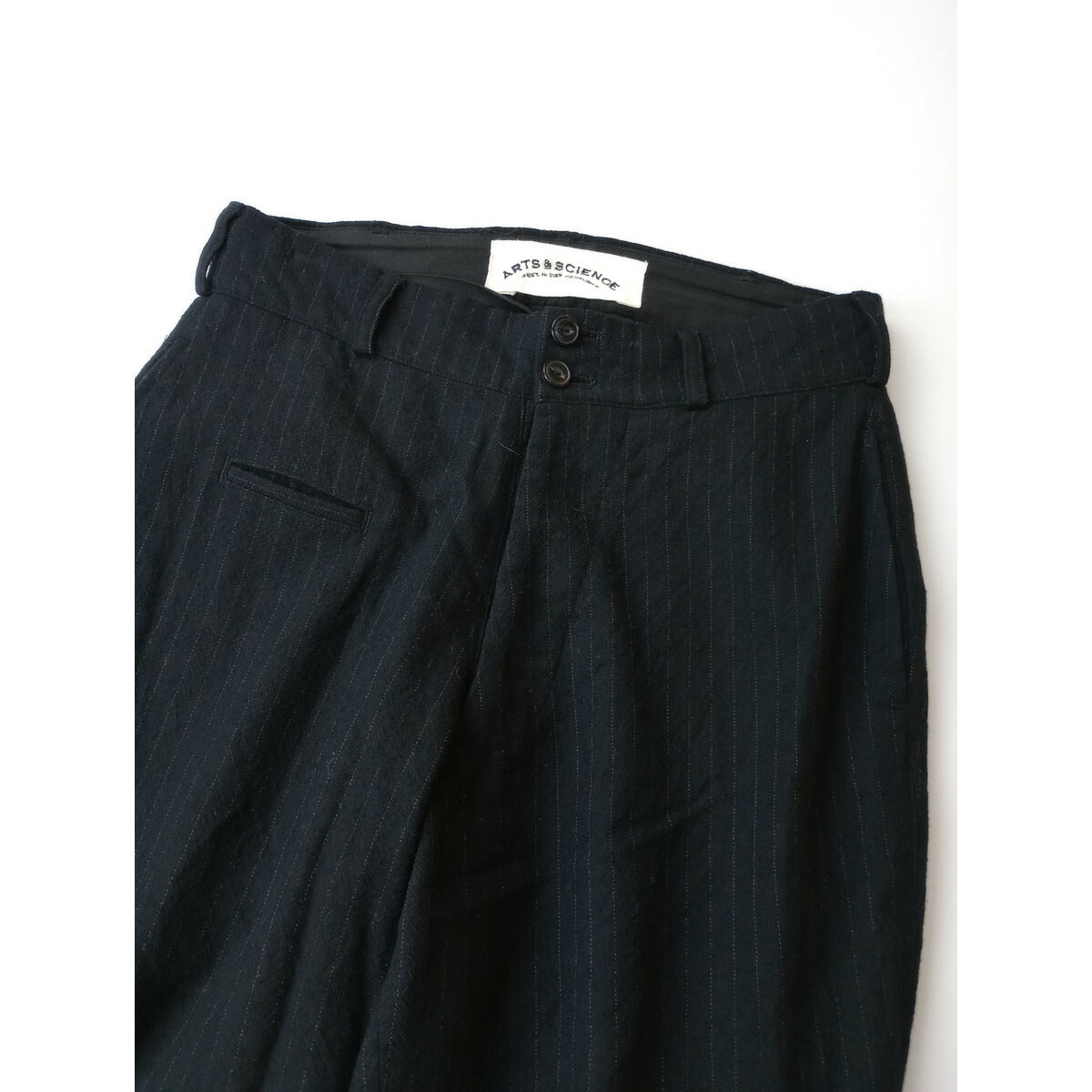 ARTS & SCIENCE アーツアンドサイエンス ジョッパーズ パンツ ストライプ ウール 1 黒 ブラック 1 (16M＋2545)【中古】