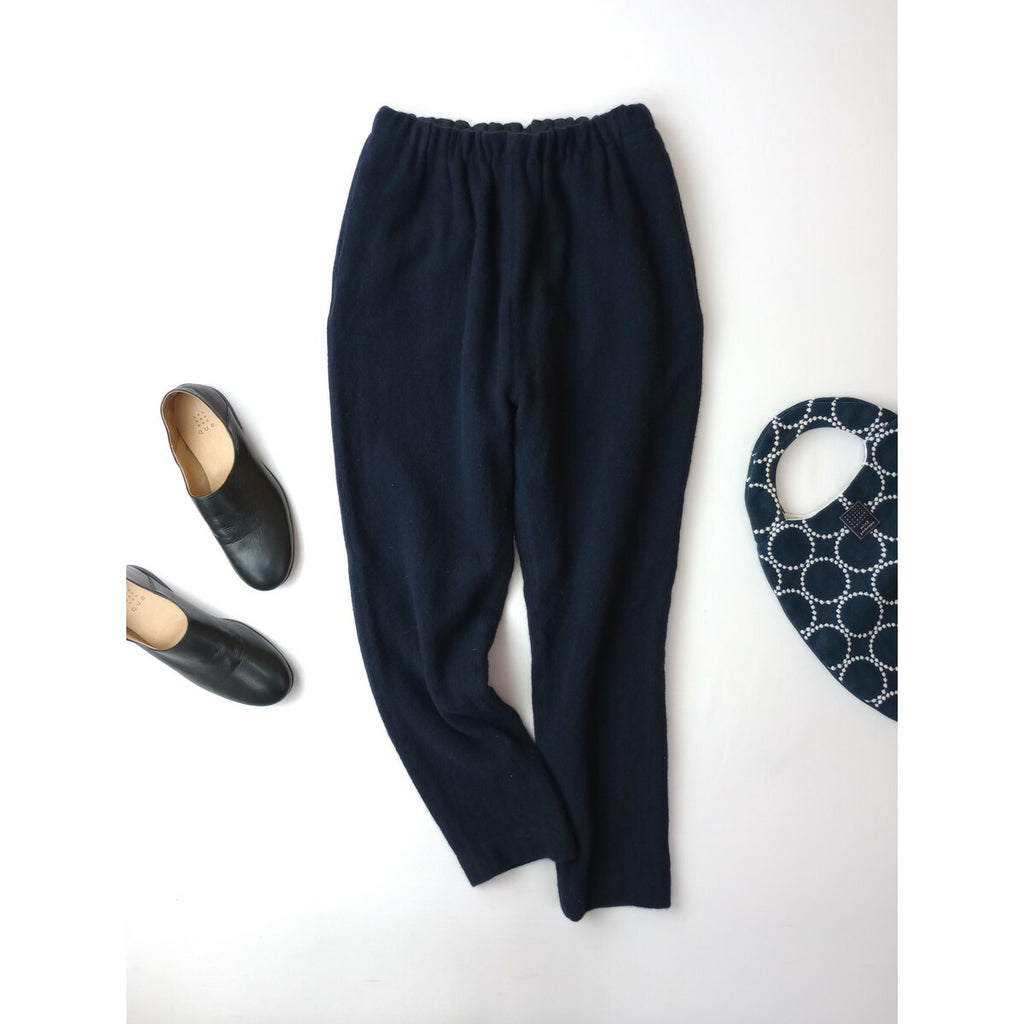 22AW ゴーシュ ウール イージー パンツ 2 ネイビー【中古】