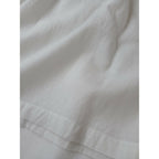 トゥジュー TOUJOURS ノーカラー シャツ チュニック トップス コットン シルク 白【中古】