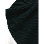 nest Robe ネストローブ コットン ワッフル 長袖 プルオーバー カットソー トップス 黒 ブラック【中古】