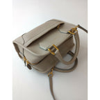 J&M DAVIDSON ジェイアンドエム デヴィッドソン MIA CUBE ミア キューブ ミニ レザー ショルダーバッグ WARM TAUPE ベージュ【中古】