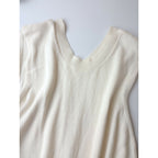 Gauze# ガーゼ 2way gould ニット ベスト 生成り【中古】