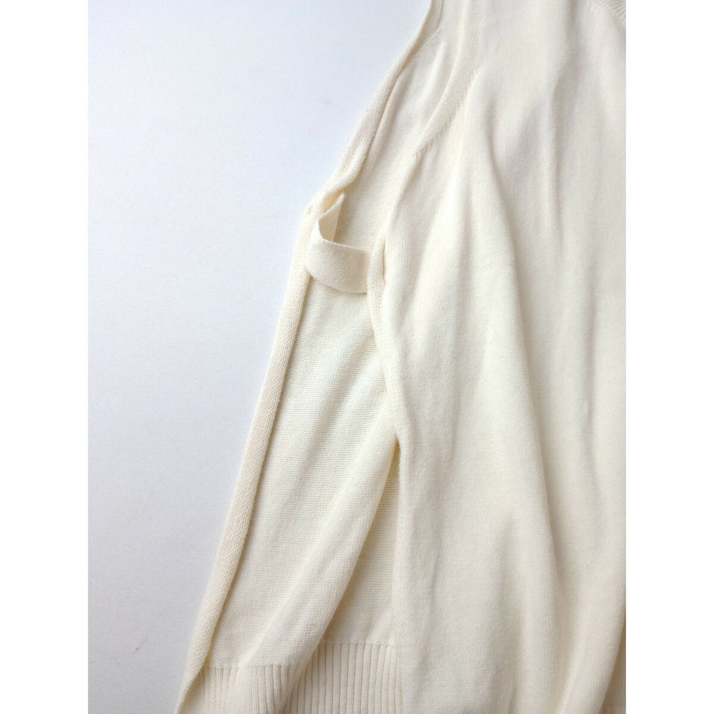 Gauze# ガーゼ 2way gould ニット ベスト 生成り【中古】